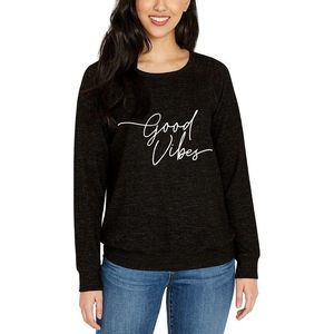 Buffalo David Bitton Womens Relaxed Fit Printed Cozy Pullover Top Size X-Large